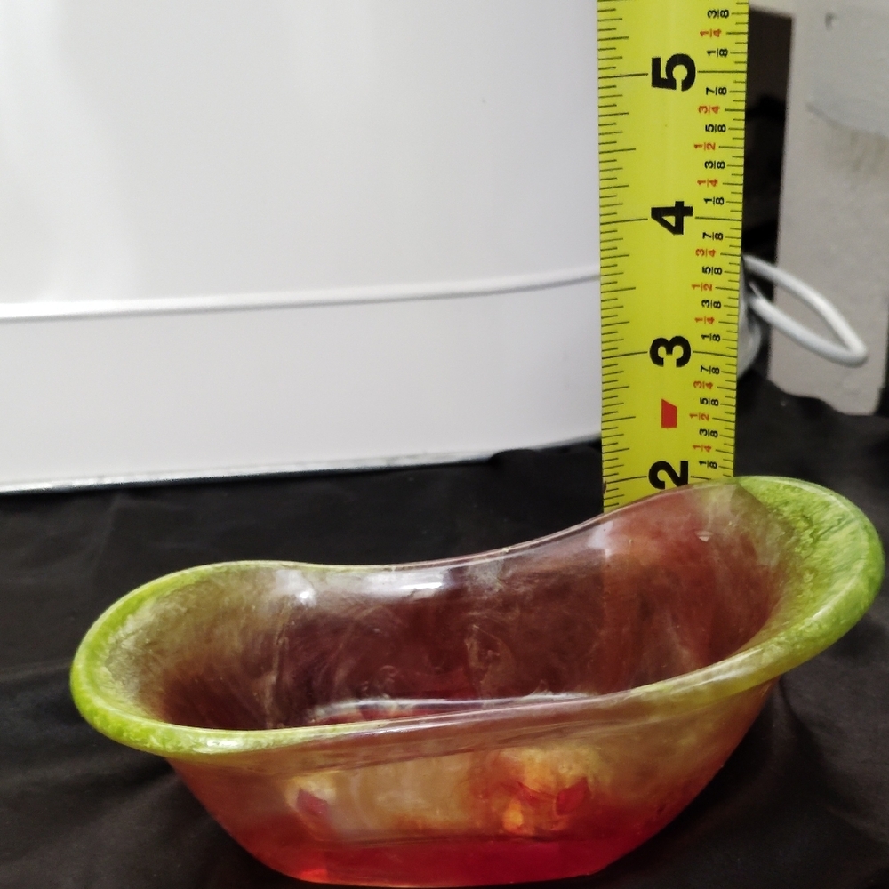 Multicolor Abstract Decorative Bowl - Picture 5 of 5